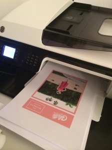 Why hello new printer! Hello Moneta dress!