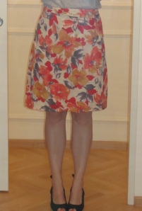 Floral Wrap skirt